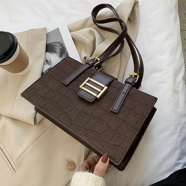 

evening bags women's shoulder bag vintage hasp solid color luxury matte leather crossbody handbags wholesale 2021 fashion female