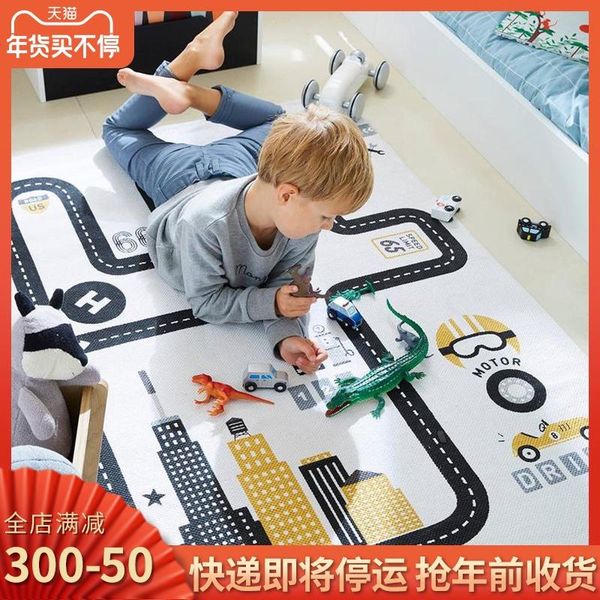 

carpets children's room carpet bedroom bedside cute cartoon home crawl mat girl boy puzzle game