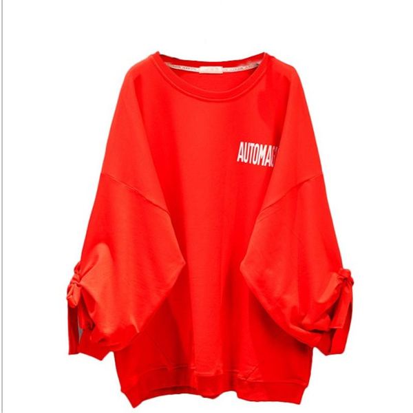 

women's hoodies & sweatshirts 2021 alphabet print loose long sleeve wear with lantern jacket season hoodie women, Black