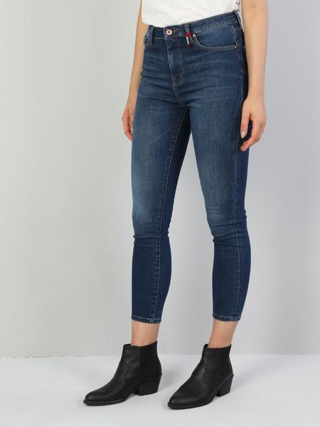 

blue woman pants cl1047038 women's & capris, Black;white