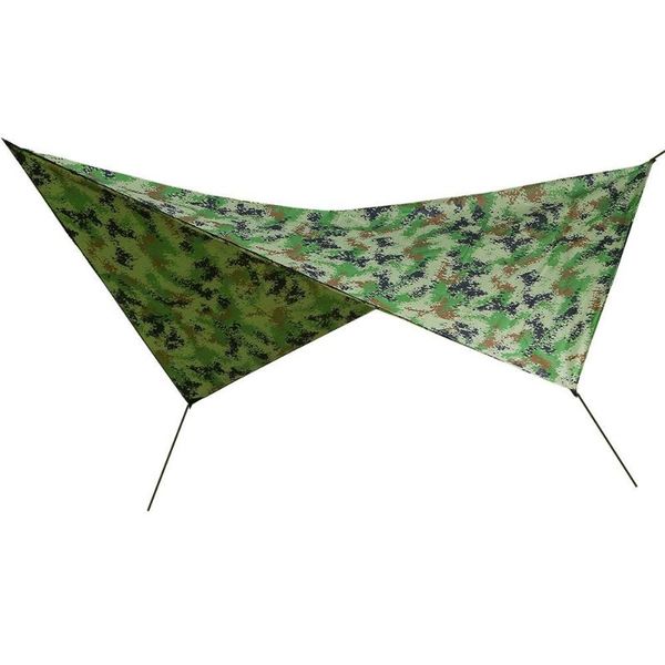 

durable 240*140cm waterproof camping outdoors awning shade canopy multifunction picnic cloth tent travel sunshade tents and shelters