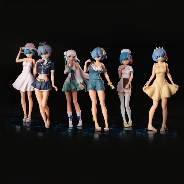 

fumei animation 6 rem dolls in different world nurse clothes from scratch