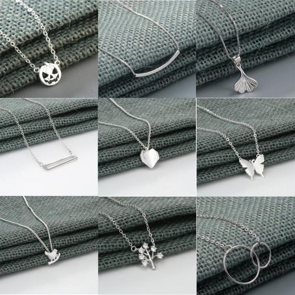 

pendant necklaces chereda fashion necklace for women beach classic charms geometric jewelry birthday accessories gift, Silver