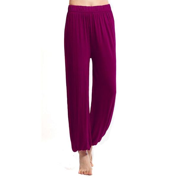 

women's pants & capris women summer casual wide leg trousers modal style solid loose for female active, Black;white