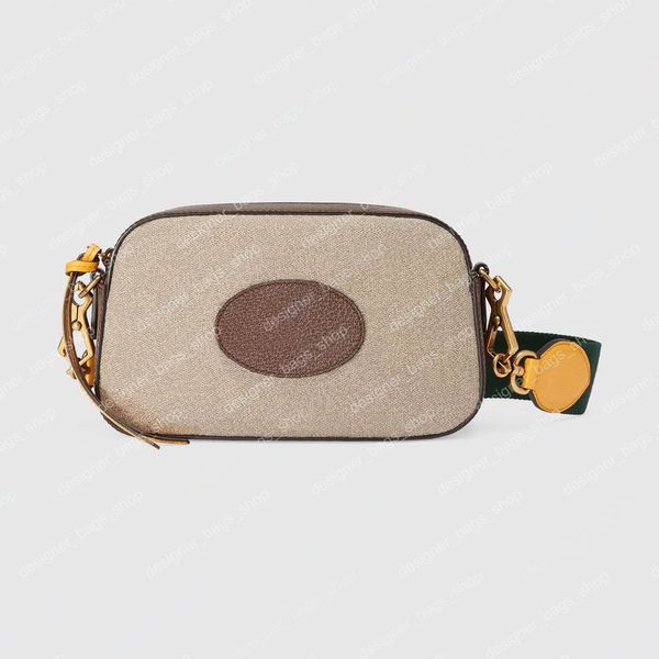 Umhängetasche Vintage Messenger Bags Handtasche Kamera-Stil Geldbörse Luxushandtaschen Leder Canvas Beige Clutch Mode Rucksack Geldbörsen 476466