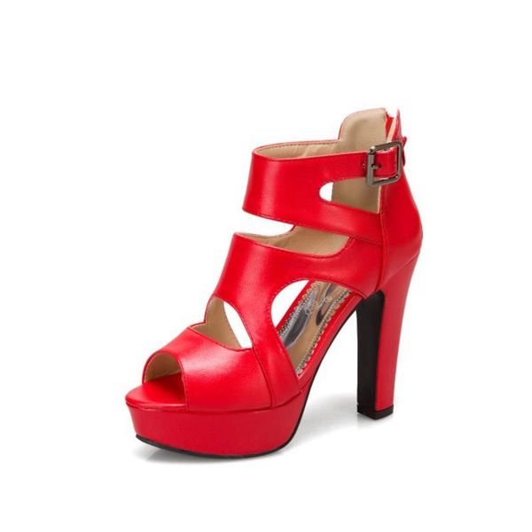 

sandals sandalias mujer 2021 ladies shoes gladiator platform women high heels party wedding pumps big size 48 49 50 33-6, Black