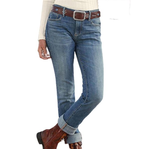 

women's jeans denim pants for women vintage pencil female summer casual long trouers woman skinny, Blue