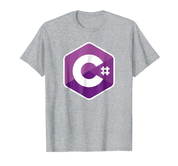 

c# (c sharp) t-shirt, White;black