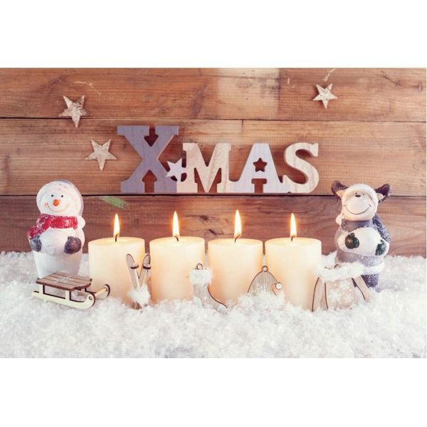 

party decoration christmas backdrop snowflake snowman candle pography background year xmas po booth studio props