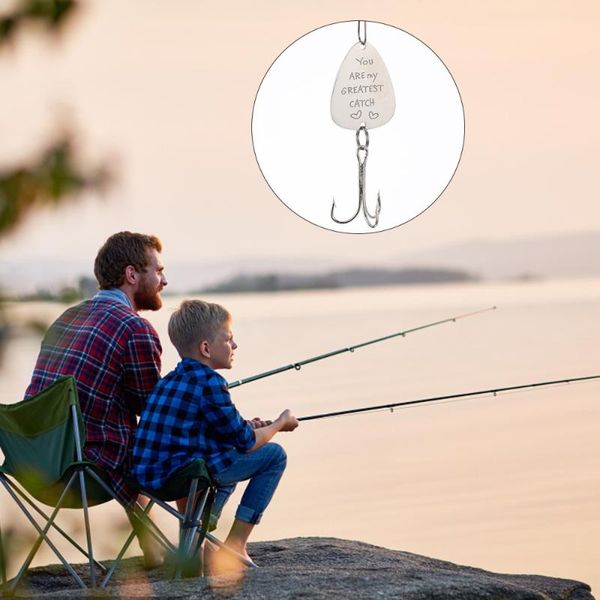 

pretty fishhook key chains unique you are my greatest catch fishing lure gift hooks