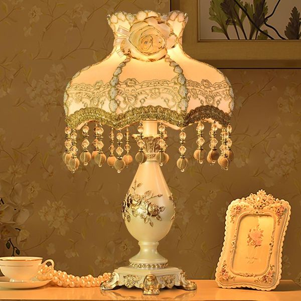 

table lamps modern led lamp desk lights luxury home decor nordic antique fabric living room bedroom bedside wedding vanity light