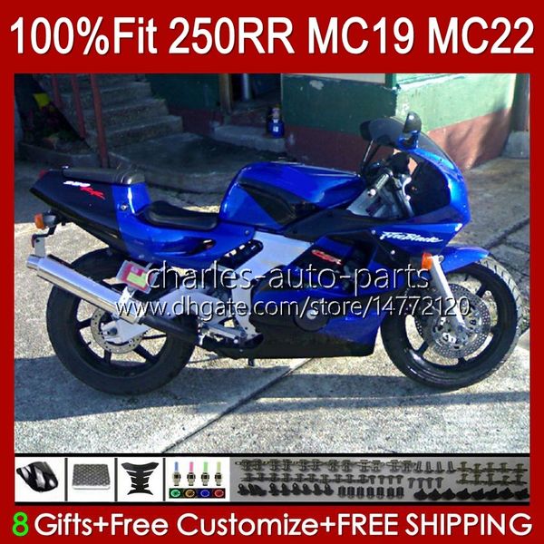 Фекторины Factory Blub Blk Injection Flush для Honda CBR 250CC MC19 88-89 CBR 250RR 250 RR CC 250R 1988-1989 гг. 112HC.96 CBR250RR 88 89 CBR250 RR CC 1988 1989 OEM Full Bodys Kit