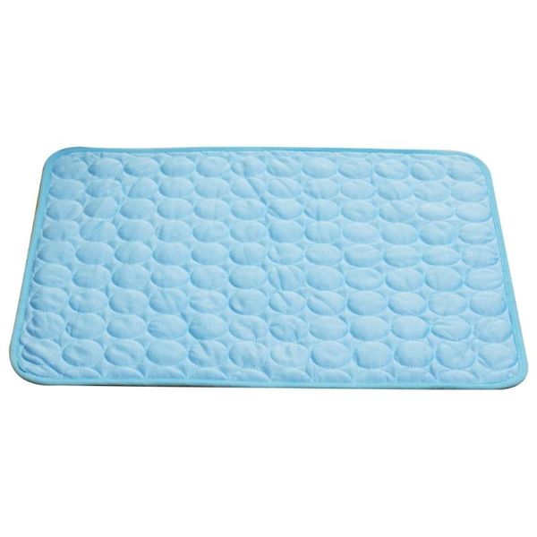 

summer dog sleeping mat pet cat washable large ice silk cooling pad blanket cushion for cats dogs kennel sofa bed floor beds & furniture