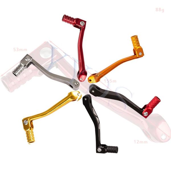 

pedals motorcycle aluminum shifter gear shift lever for chinese 70 90 107 110 125cc dirt pit bike atv quad