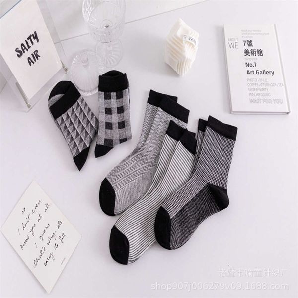 

autumn winter middle cotton, Black;white