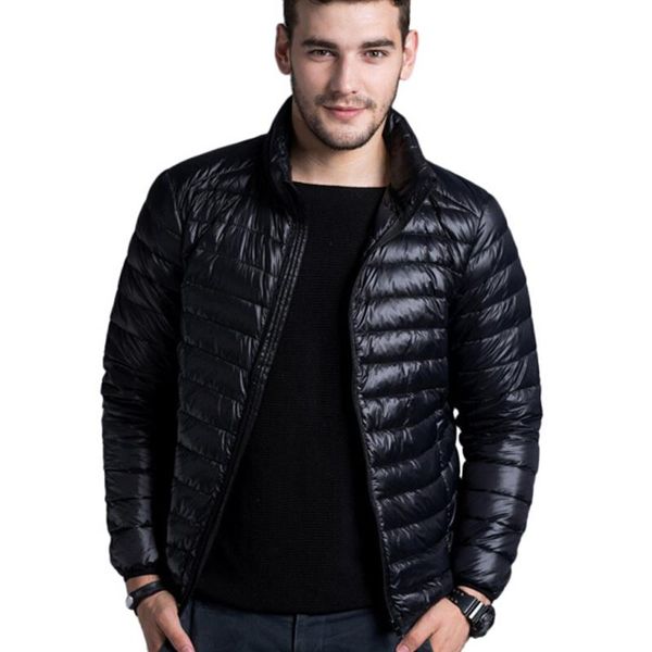 

men's jackets casual warm solid thin breathable winter jacket mens outwear coat lightweight parka plus size s-5xl hombre jaqueta, Black;brown
