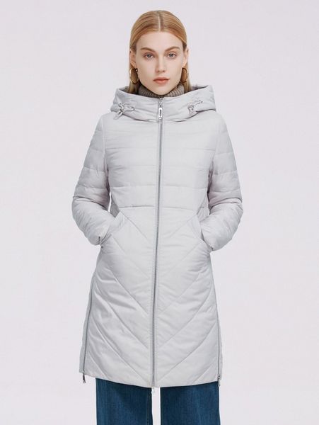 

zip up hooded winter coat w5bc#, Black