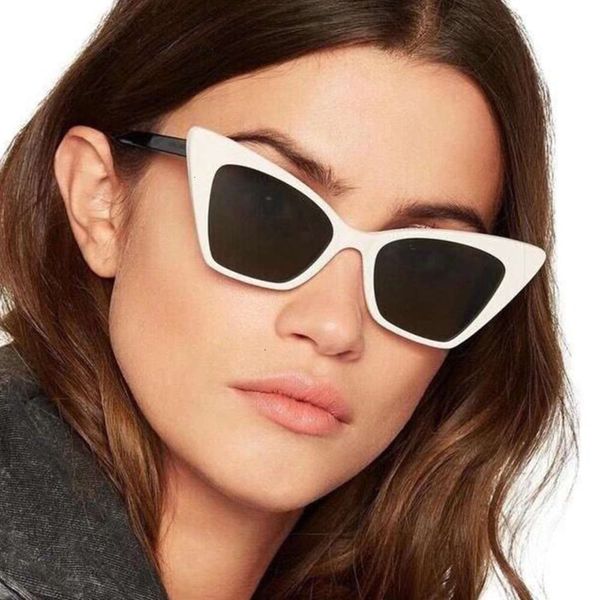

2021 new fashion cat's eye sunglasses unisex, Black