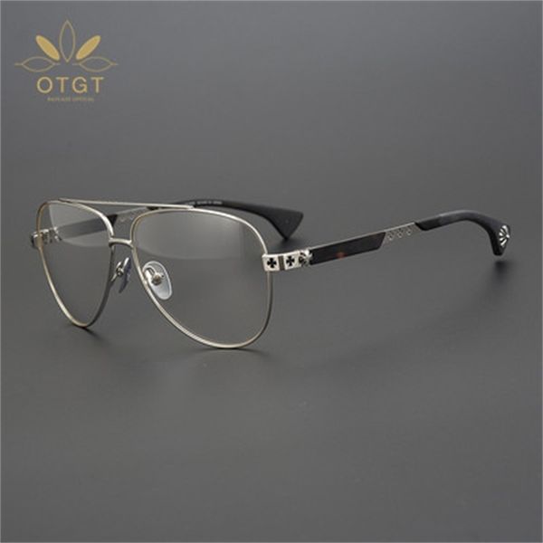 

design glasses xinchao versatile spectacle cross super light large myopic flat lens frame fashion, White;black