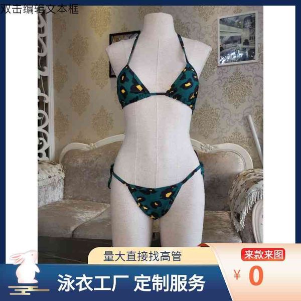 

swimsuit bikini cute allure green dance charm printing production, Black;white