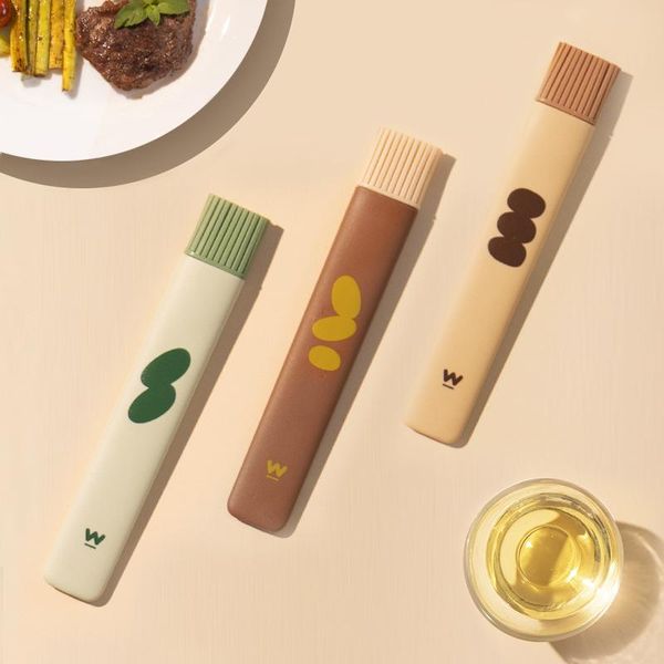 

tools & accessories silicone spatula barbeque brush cooking bbq heat resistant oil condiment brushes kitchen bar cake baking utensil supplie