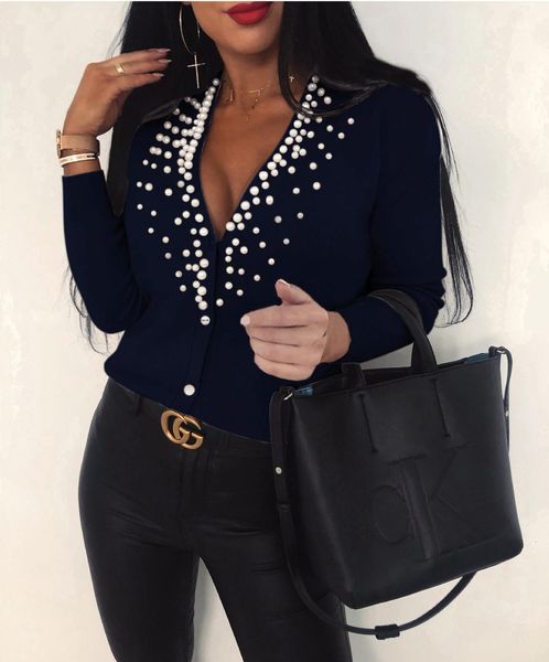 

sweaters casual autumn beading women sweater v-neck long sleeve knitted buttons sweaters ladies fashion cardigan for female ssnq p3y1, White;black