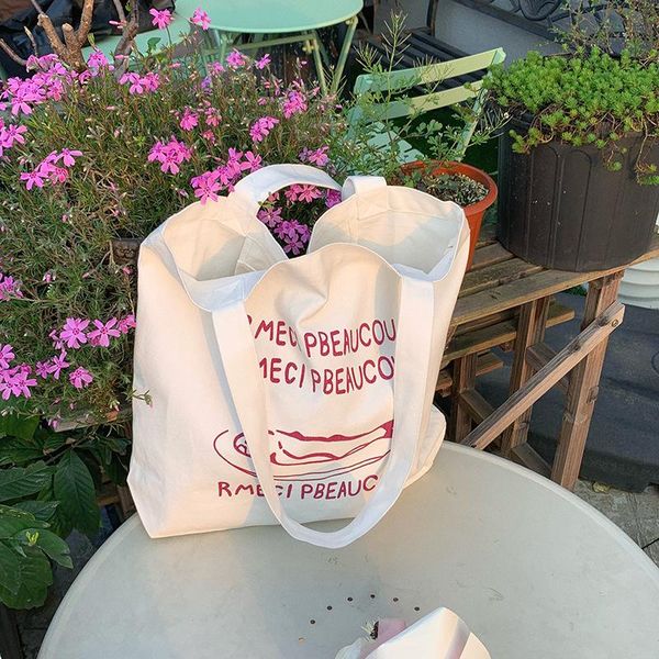 

evening bags simple design women canvas shoulder bag student girls book casual tote handbags large capacity ladies beach eco shopping