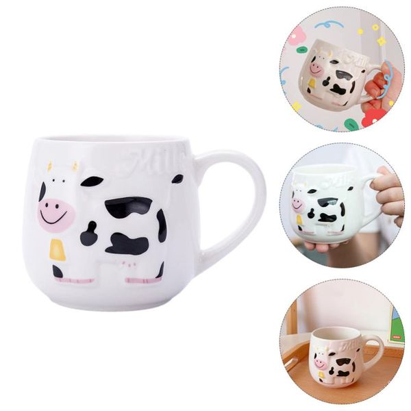 

mugs 1pc cow pattern coffee mug ceramic cup gift for friends