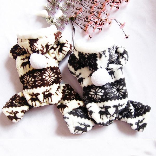 

dog apparel pet warm clothes puppy jumpsuit hoodie coat doggy n06