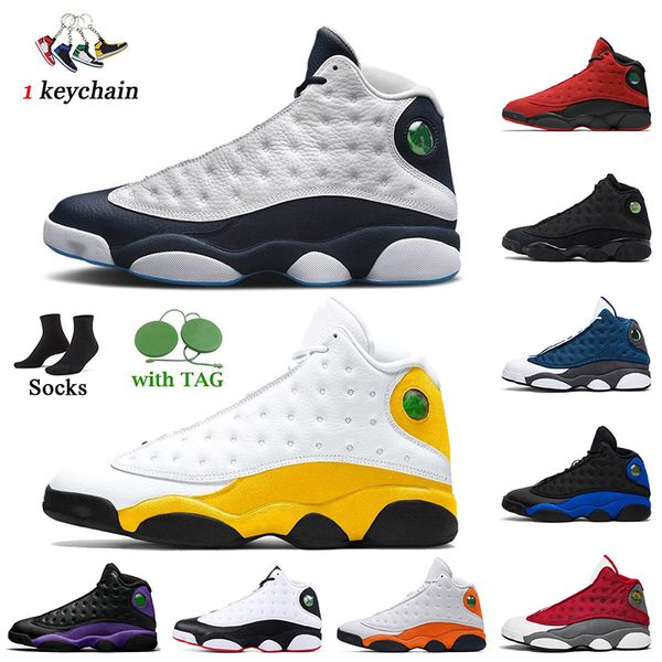 

womens mens jumpman 13 basketball shoes 13s obsidian university gold del sol reverse bred hyper royal court purple flint sneakers houndstoot