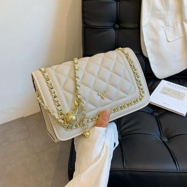 

evening bags brand design chain crossbody bag female trendy fashion shoulder simple handbag woman luxury all-match purse phone