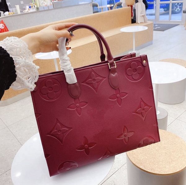 

2021 luxury designers brand leather bags handbag fashion women crossbody shoulder bag tote backpack ladies purse -l7395, Red;black