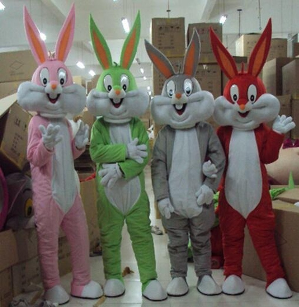 

mascot costumesnew bugs rabbit cartoon mascot costume costumes, Red;yellow