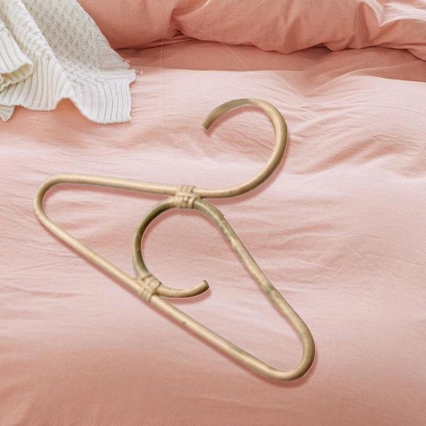 

hangers & racks rattan clothes hanger style kids garments organizer rack children room decoration for scarf