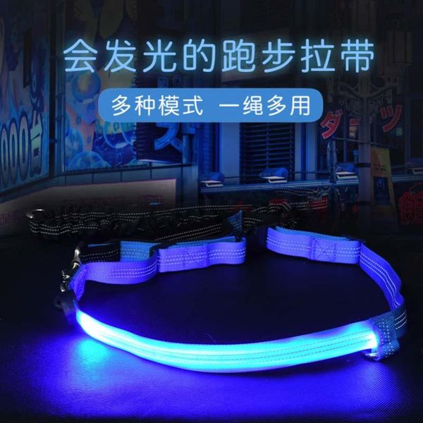 

dog collars & leashes multi-function pet products luminate sports led leads traction rope