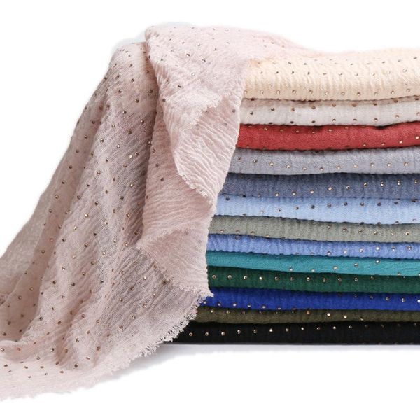 

scarves national wind cotton drills very women's baotou scarf monochromatic joker mao must be crushed the shawl yw114, Blue;gray