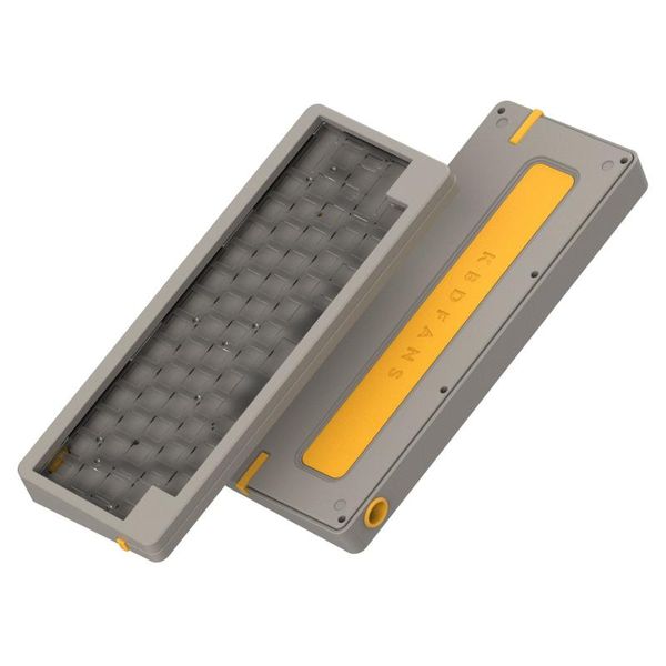 

keyboards kbdfans d60 hhkb e-coating grey mechanical keyboard diy kit