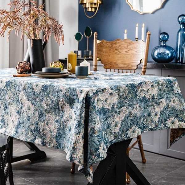 

table cloth nordic creative decorative linen tablecloth waterproof oilproof thick rectangular wedding dining cover tea