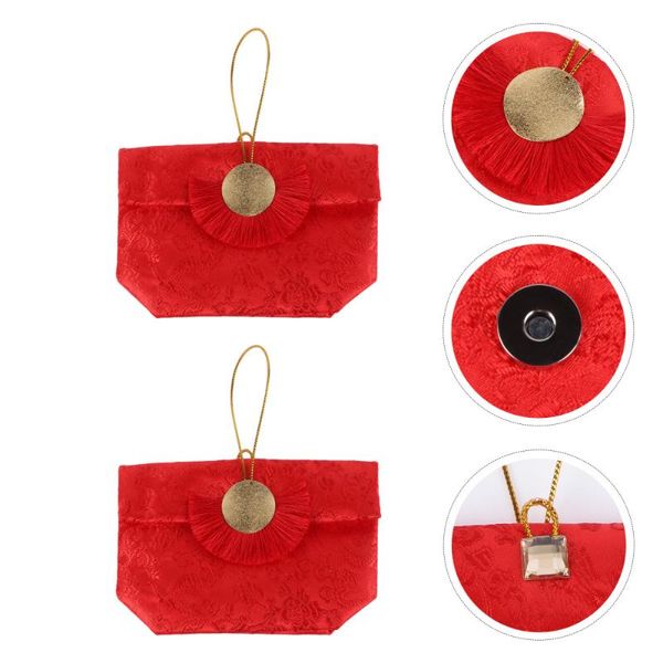 

2pcs chinese style wedding gift package bag candy wrapping wrap