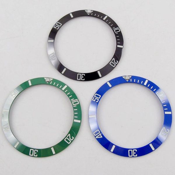 

repair tools & kits 38mm black blue green super luminous ceramic bezel insert for mens watch 40mm gmt