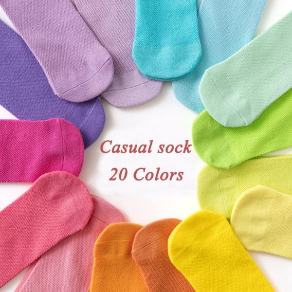 

socks arrival baby clothing solid color kids mesh toddler girl boys casual children's foot calcetin, Pink;yellow