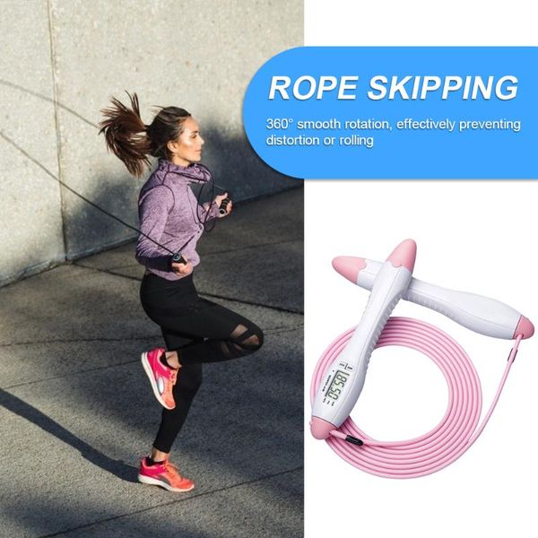 

seconds counter skipping rope calories sports student jump ropes sweat proof workout fitness equipments
