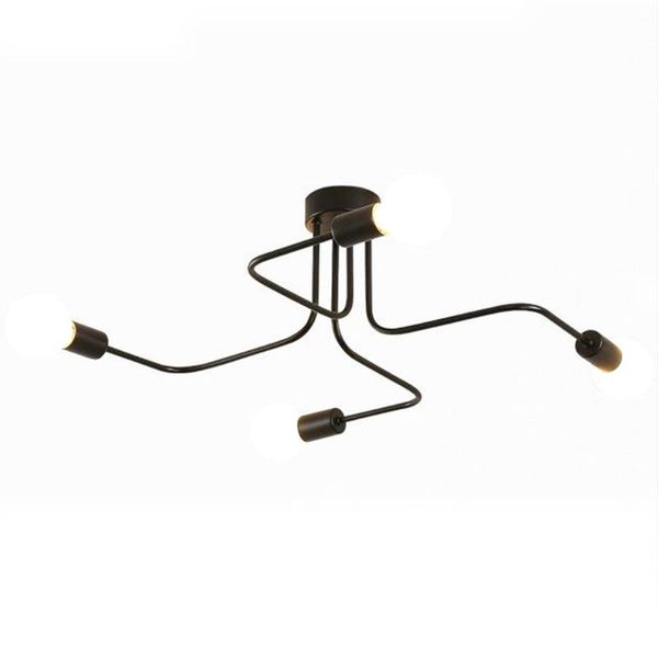 

pendant lamps 1pcs black modern vintage chandelier living room loft decor adjustable e27 edison bulb light ceiling lamp fixture 6096