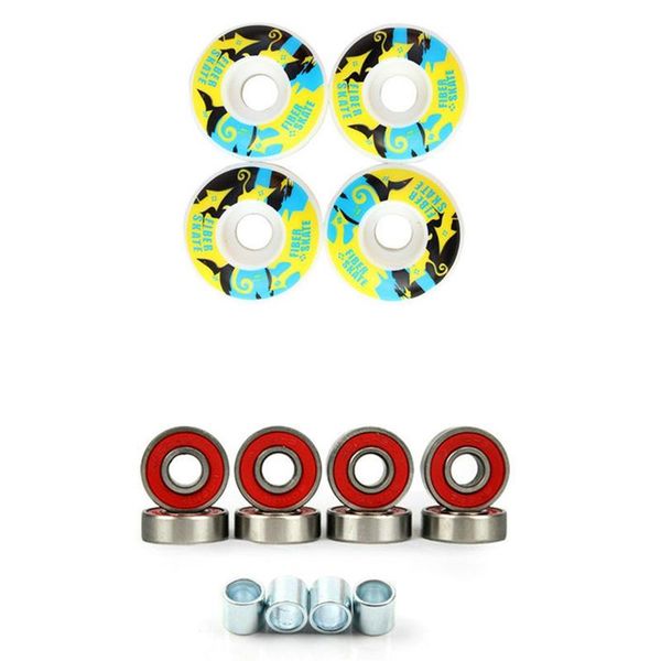 

4pcs 52mmx32mm skateboard wheels pu parts 99a high-density skateboarding