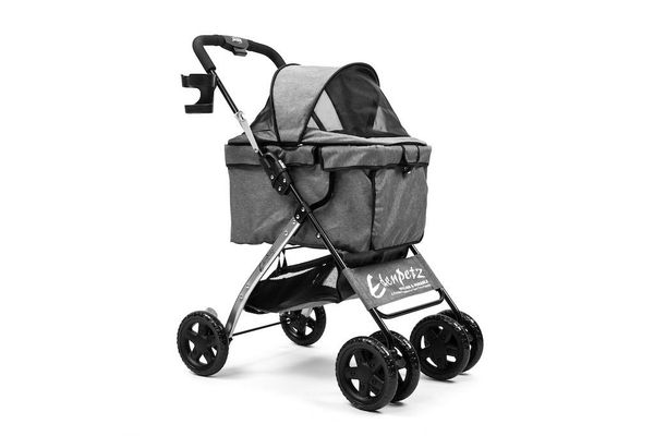 

dog car seat covers pet stroller folding cart 4 wheel multi-function bags for small s