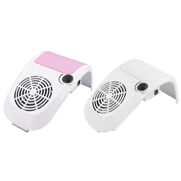 

nail art equipment 40w dust collector fan vacuum cleaner manicure machine tools with filter strong tool vacuum-us plug, Silver
