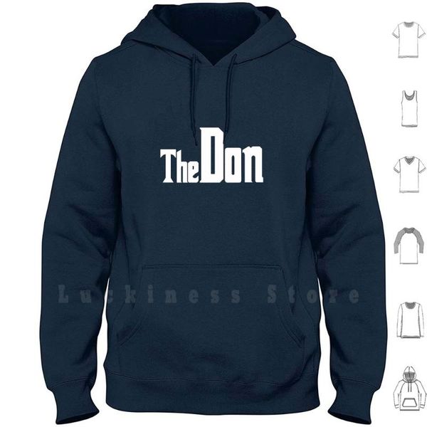 

the don hoodies long sleeve godfather men's & sweatshirts, Black