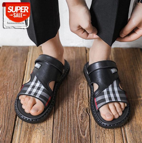 

men's slippers, non-slip, sandals, beach sandals #xk1t, Black