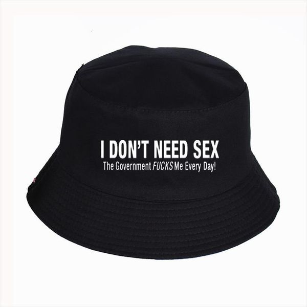 

fashion i dont need government fucks me every day letter panama hat cap summer sun, Blue;gray