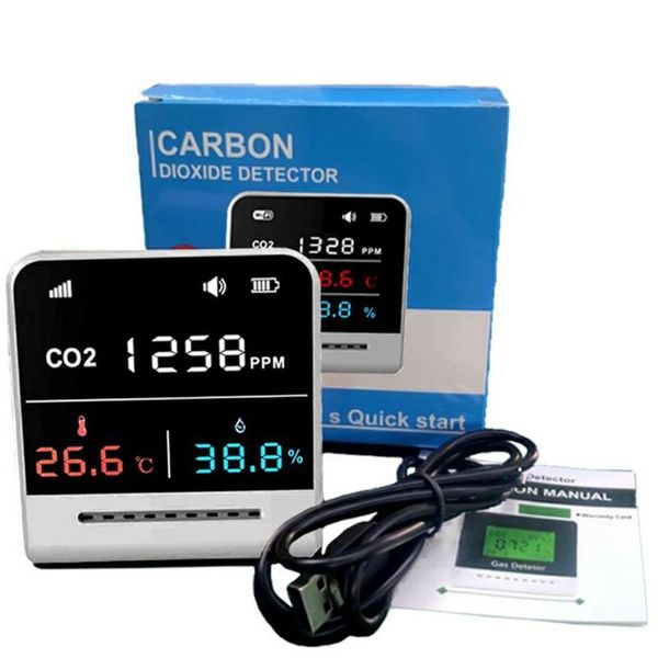 

air purifiers carbon dioxide detector indoor quality monitoring relative humidity temperature tester meter